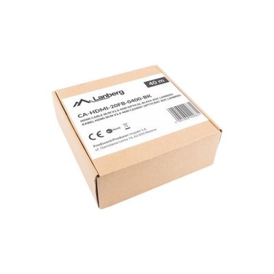 5. LANBERG HDMI-KABEL M/M V2.0 40M OPTISCH AOC CA-HDMI-20FB-0400-BK
