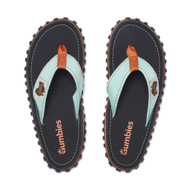 Gumbies Unisex-Flip-Flops ISLANDER FLIP-FLOP DREIFARBIG SCHWARZ