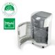 3. Leitz IQ OptiMax Small Office 350 Aktenvernichter, 22 l, P5, 8 Blatt, automatischer Start/Stopp, Rücklauffunktion, drehbarer Auffangbehälter – 33 % höhere Aktenkapazität