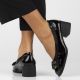 6. Schwarze Lacklederpumps mit Blockabsatz, Modell Filippo DP6960