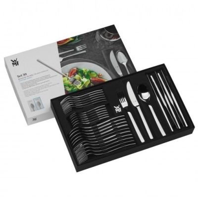 9. WMF 1140916340 Besteckset, 30-teilig, Edelstahl