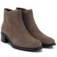 4. Damen-Ankle-Boots aus Leder mit Blockabsatz, beige, Sergio Leone BT-52-S