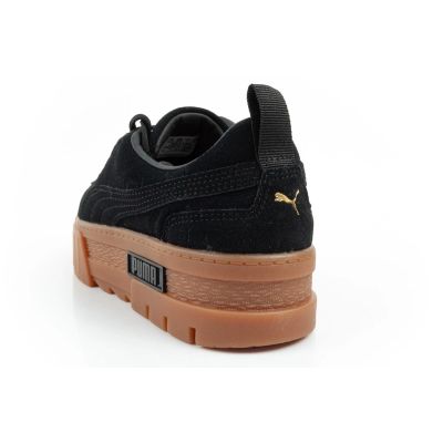 5. Puma Mayze Damen Sportschuhe Sneakers Plateau schwarz modisch Leder