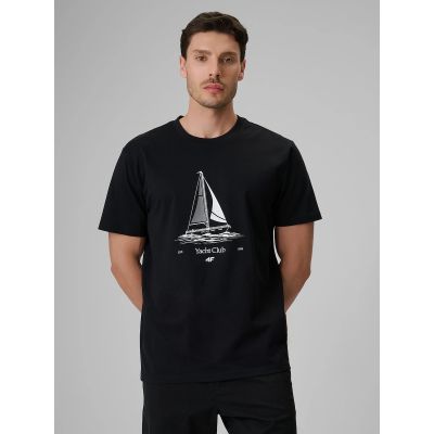 Lässiges Herren-T-Shirt mit Aufdruck 4F 4FRSS26TTSHM3996-20S