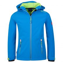 TrollKids Kinder Trollfjord Jacke mittelblau/grün wasserdicht blau (161-106)