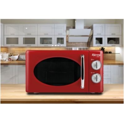 3. Mikrowellenherd 20l Girmi FM2102 rot