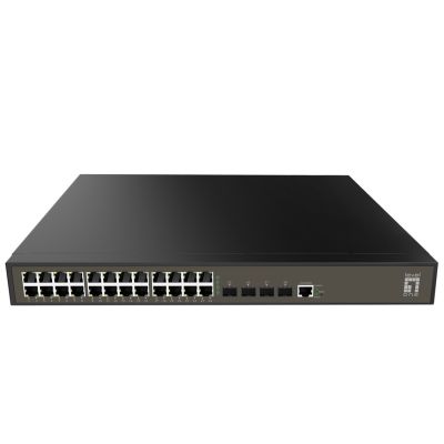 3. LevelOne GB/L2+ 28-Port 19" 2,5 Gbit/s Managed Switch