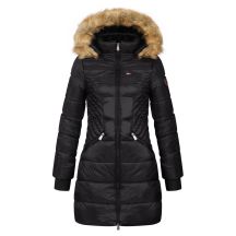 Damen PARKA Geographical Norway ABEILLE BLACK DISTRI LADY 2601-9 DBC BLACK (WY4579F/GN-NOIR)