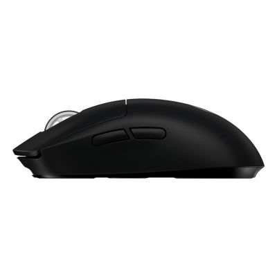 23. Logitech G Pro X Superlight Gaming-Maus, kabellos, rechte Seite, RF, 25600 DPI
