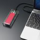 5. Orico TCM2-C3 M.2 NVME auf USB-C 10Gb/s Festplattenlaufwerk - Rot