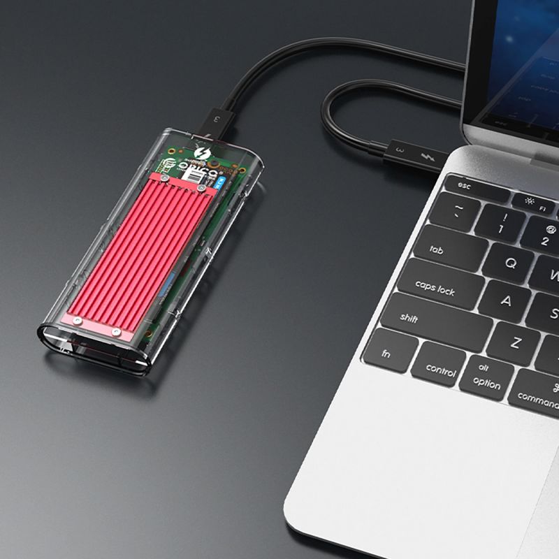 5. Orico TCM2-C3 M.2 NVME auf USB-C 10Gb/s Festplattenlaufwerk - Rot