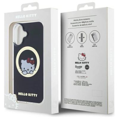 8. Hello Kitty IML Sweet Kitty Magsafe Hülle für iPhone 16 - Schwarz
