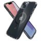 16. Spigen Ultra Hybrid Mag Case mit MagSafe für iPhone 14 Plus – Transparentes Grau