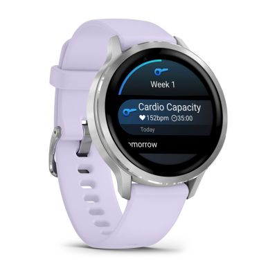 3. GARMIN Venu 4 41mm Grau Silber Periwinkle Smartwatch