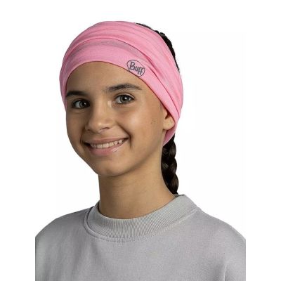 4. Kinder-Bandana BUFF MERINO LIGHTWEIGHT SOLID ROSE PINK