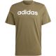 8. adidas Essentials Single Jersey Linear Logo-T-Shirt mit Stickerei M IC9280
