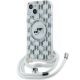 Karl Lagerfeld IML Crossbody Monogram Karl & Choupette Head MagSafe Hülle für iPhone 15 / 14 / 13 – Transparent