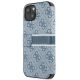 4. Guess GUBKP13S4GDBL iPhone 13 mini 5.4" blau/blaues Buch 4G Stripe