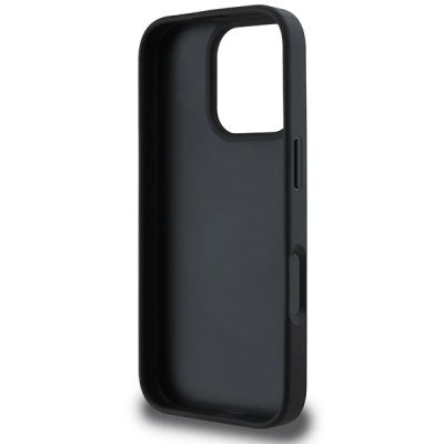 7. DKNY Schutzhülle mit Karomuster und bedruckten Streifen für iPhone 16 Pro Max, Schwarz