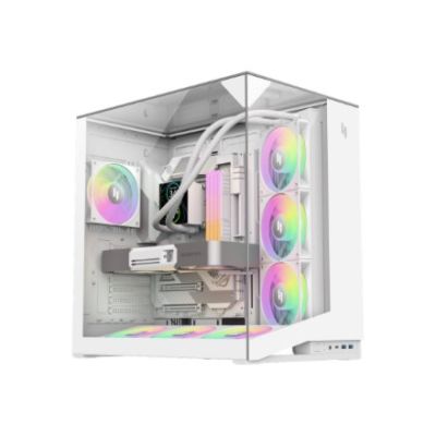 15. GameMax NEX C56 VC WH Midi-Tower-Computer-Sicherheits- und Halterungssystem, Weiß