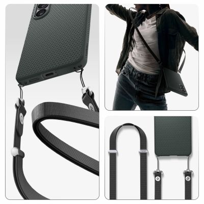 24. Spigen Liquid Air Mag MagSafe Hülle für Samsung Galaxy S26+ - Grün
