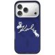 3. Karl Lagerfeld IML Choupettes Karl Script Logo MagSafe Hülle für iPhone 17 Pro - Blau