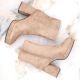 14. Jezzi W JEZ411B beige Wildlederstiefeletten