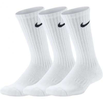 Nike Performance Cushioned Crew 3P JR SX6842 100 Socken