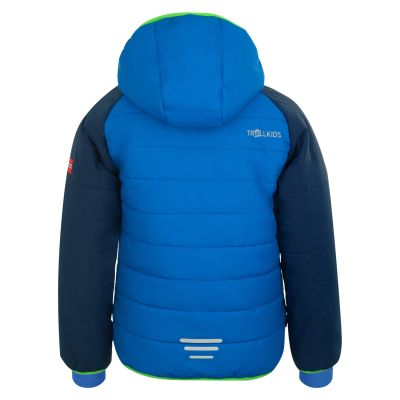 2. Wasserdichte blaue Kinder-Winterjacke mit Kapuze Trollkids Kids Hafjell Snow Jacket PRO (514-100)
