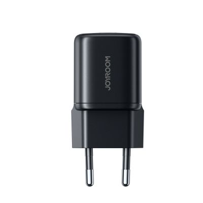 3. Joyroom JR-TG7 33W USB-A + USB-C Wandladegerät mit 60W USB-C auf USB-C 1m Kabel - Schwarz