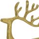 3. Dekoratives Metall-Rentier 21x40cm Gold