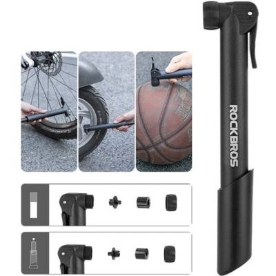 2. Rockbros 42520001001 Fahrradpumpe - Schwarz