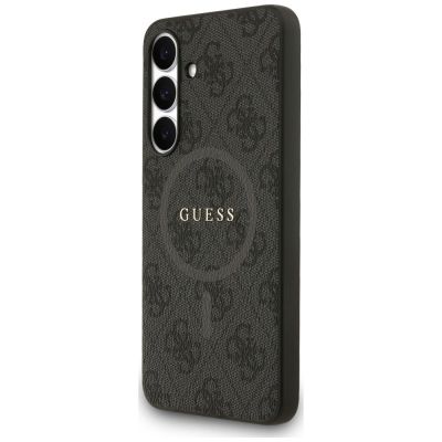 3. Guess 4G Ring Classic Logo MagSafe Hülle für Samsung Galaxy S25 FE - Schwarz