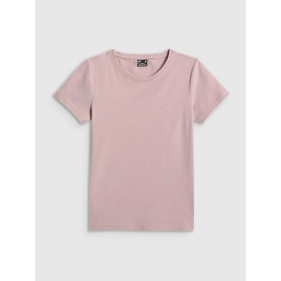 6. Damen-T-Shirt, schmal geschnitten, einfarbig, Größe 4F 4FRSS26TTSHF3628-56S