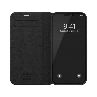 4. Adidas OR Booklet Case BASIC für iPhone 12 Pro Max - Schwarz und Weiß