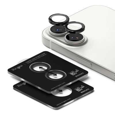 3. Ringke Kamerarahmenschutz 2er-Pack für iPhone 17 - Schwarz