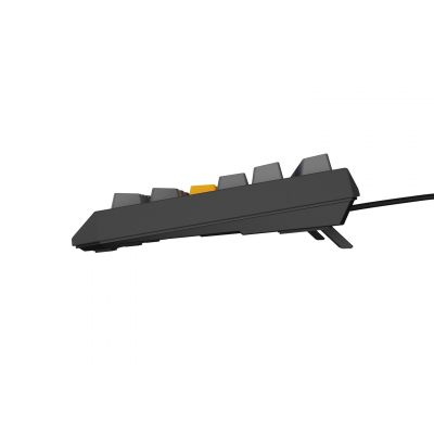 GENESIS THOR 230 TKL Gaming-Tastatur USB + RF Wireless + Bluetooth QWERTY Schwarz, Blau, Grau, Orange