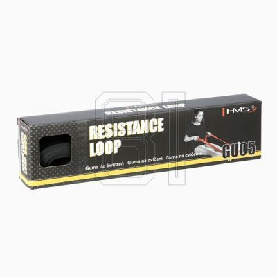 6. Exercise rubbers HMS GU05 BLACK 22 x 4.5 x 2080 MM 17-33-022