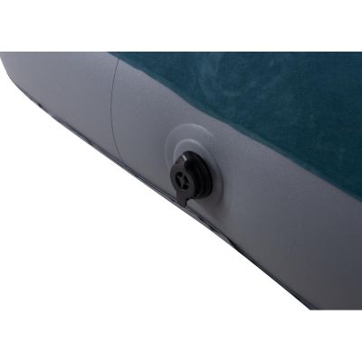 2. Beflockte Matratze für 1 Person mit integrierter Fußpumpe 191x73x22cm 24130