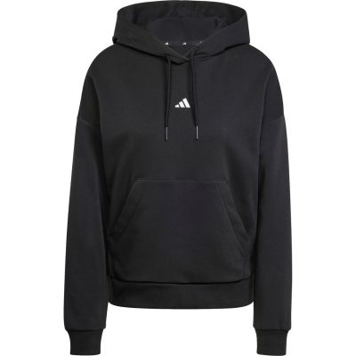 2. adidas Essentials Damen-Sweatshirt mit kleinem Logo, warm und gemütlich, Schwarz, JN1861