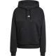 2. adidas Essentials Damen-Sweatshirt mit kleinem Logo, warm und gemütlich, Schwarz, JN1861