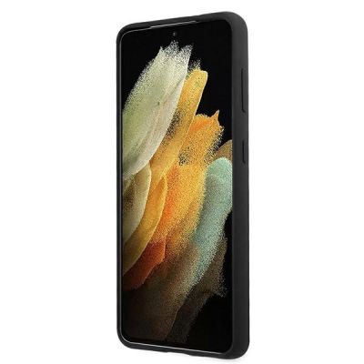 5. Mercedes Silicone Line Case für Samsung Galaxy S21 - Schwarz