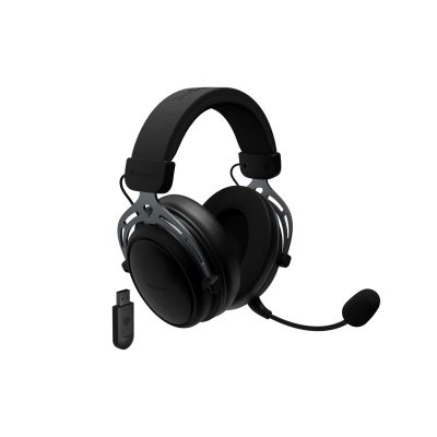 4. GENESIS Toron 706 Kabelgebundenes & kabelloses Gaming-Headset mit Bügel, USB Typ-C, Bluetooth, Schwarz