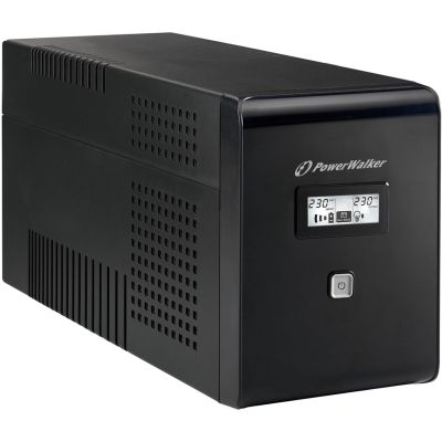 7. POWER WALKER USV LINE-IN VI 1500 LCD 1500VA 2x SCHUKO + 2x IEC C13, RJ11/45, USB, LCD