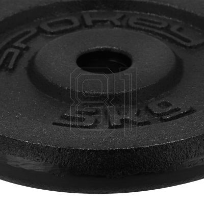 5. Cast iron weight 5kg Spokey Sinis H SPK-944484