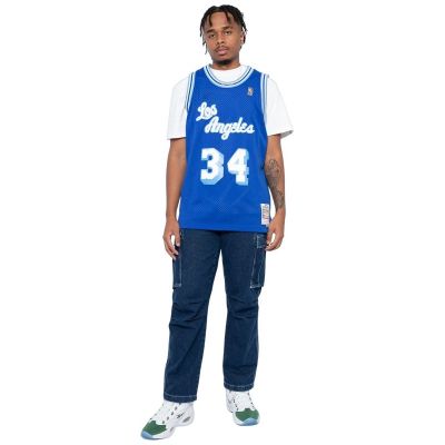 12. Mitchell & Ness NBA Swingman Los Angeles Lakers Shaquille O'Neal M T-Shirt SMJYAC18013-LALROYA96SON