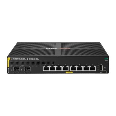 2. HPE Aruba Networking CX 6000 8p 10M/100M/1G Class4 PoE 2p SFP 1G 67W Managed Switch L2 Gigabit Ethernet (10/100/1000) PoE-Unterstützung 1U Schwarz