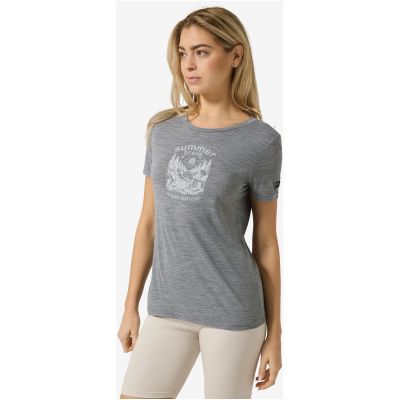 5. Damen-T-Shirt SUPER.NATURAL W Summer Break Tee, grau