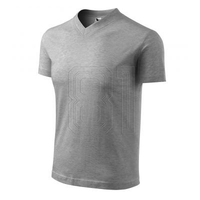 Malfini V-Ausschnitt T-Shirt M MLI-10212 dunkelgrau meliert