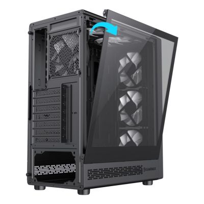 6. GameMax Storm 2 AB Midi Tower Schwarz